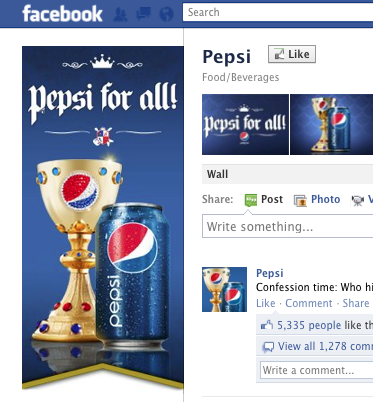 facebook pepsi