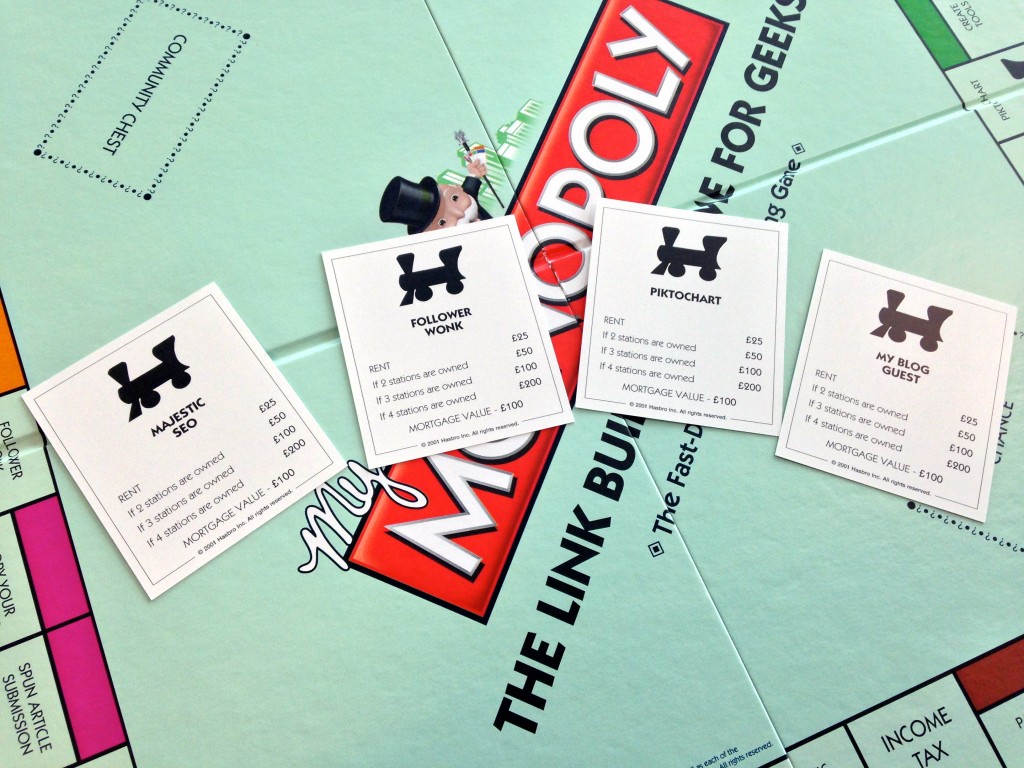 monopoly train stations - tools we use