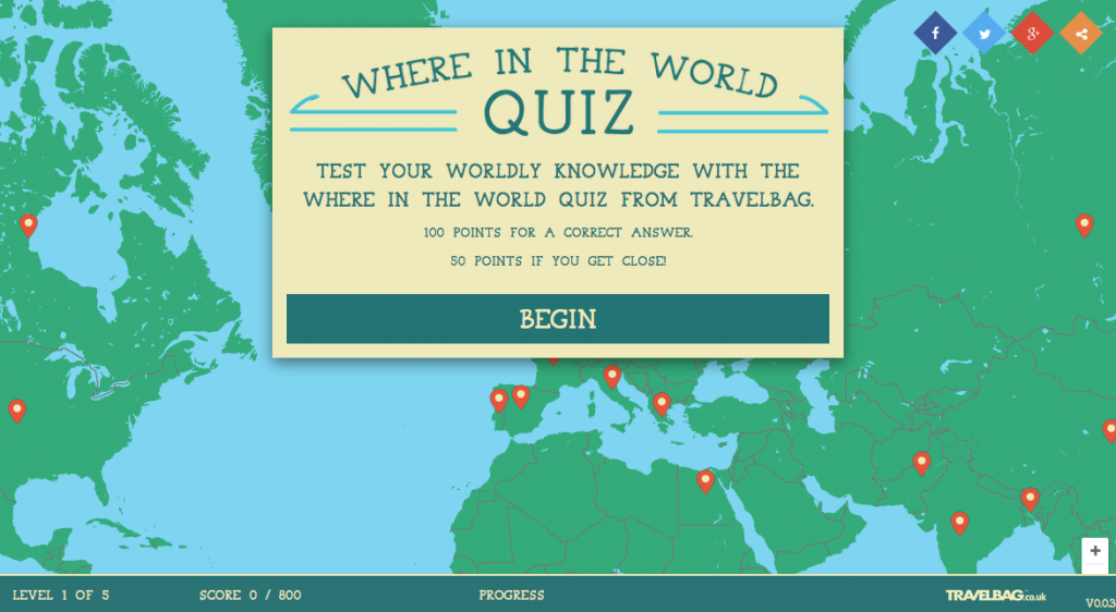 Where in the world quiz