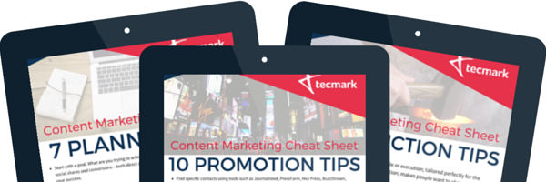 Content marketing cheat sheets